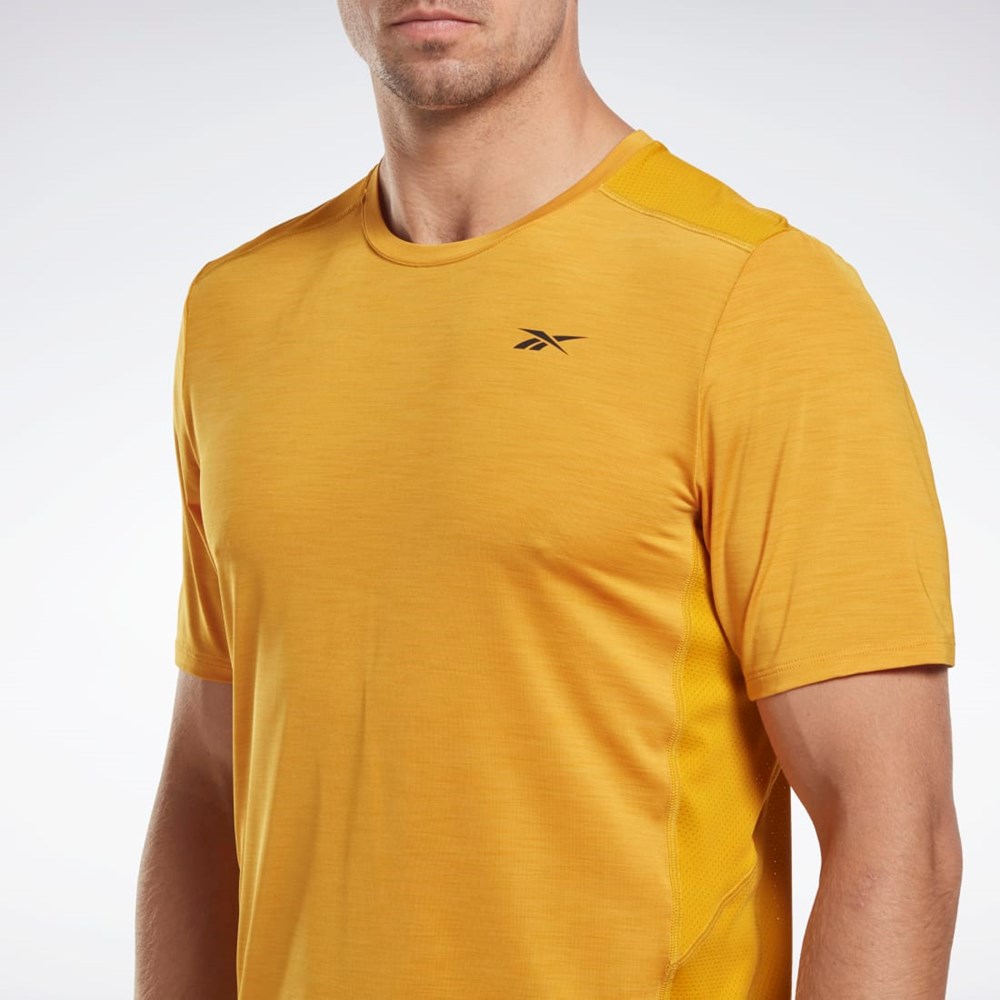 Reebok ACTIVCHILL Athlete T-Shirt Bright Ochre | ORXZJ5046