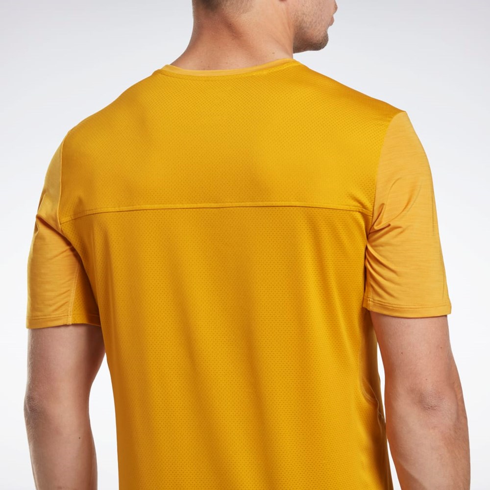 Reebok ACTIVCHILL Athlete T-Shirt Bright Ochre | ORXZJ5046