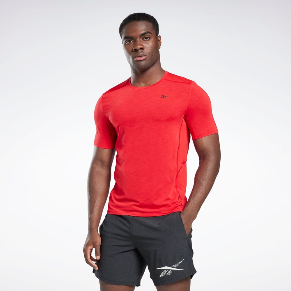 Reebok ACTIVCHILL Athlete T-Shirt Červené | XMLNV2869