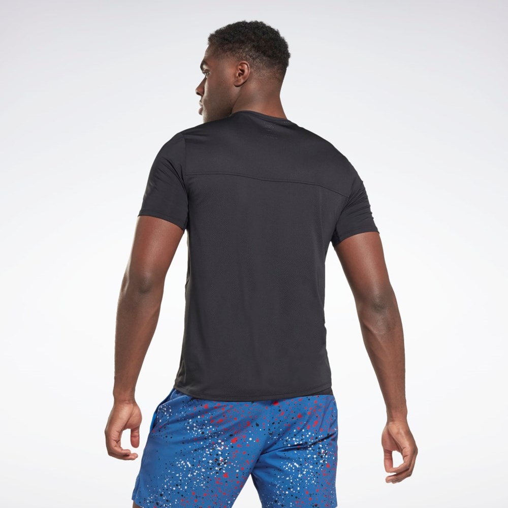 Reebok ACTIVCHILL Grafika Athlete T-Shirt Čierne | TOBSK7524