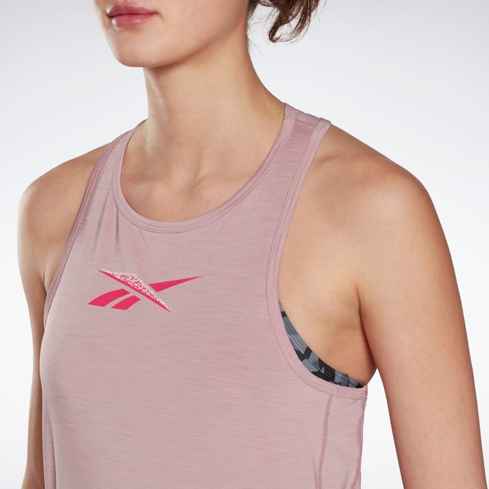 Reebok ACTIVCHILL Grafika Tank Top Infused Lilac | LKWPC8625