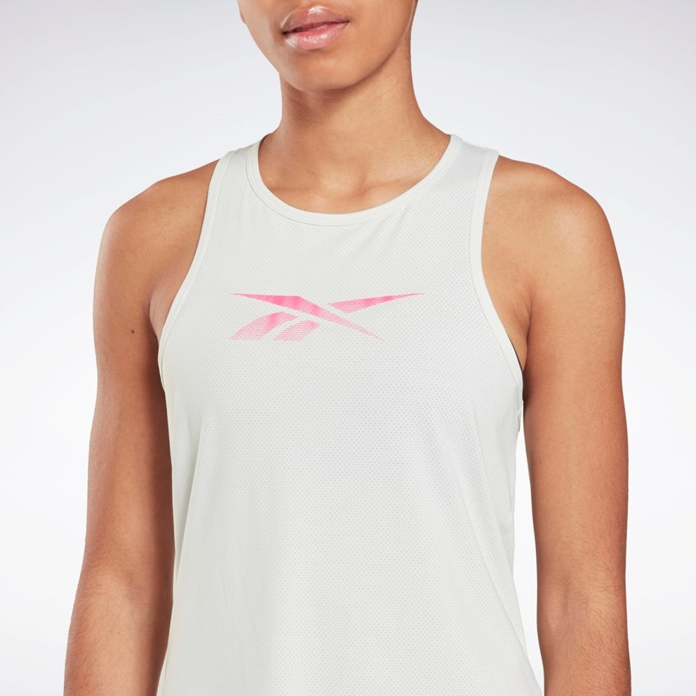 Reebok ACTIVCHILL Grafika Tank Top Siva | HTJYZ7642