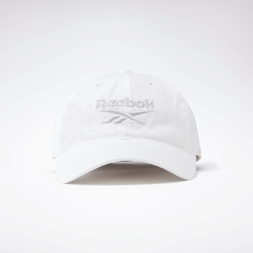 Reebok Active Foundation Badge Hat Biele | QPSXC9871