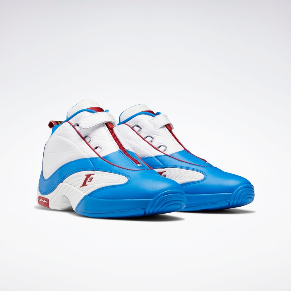 Reebok Answer IV Basketball Shoes Modre Biele Červené | LMIVE7458