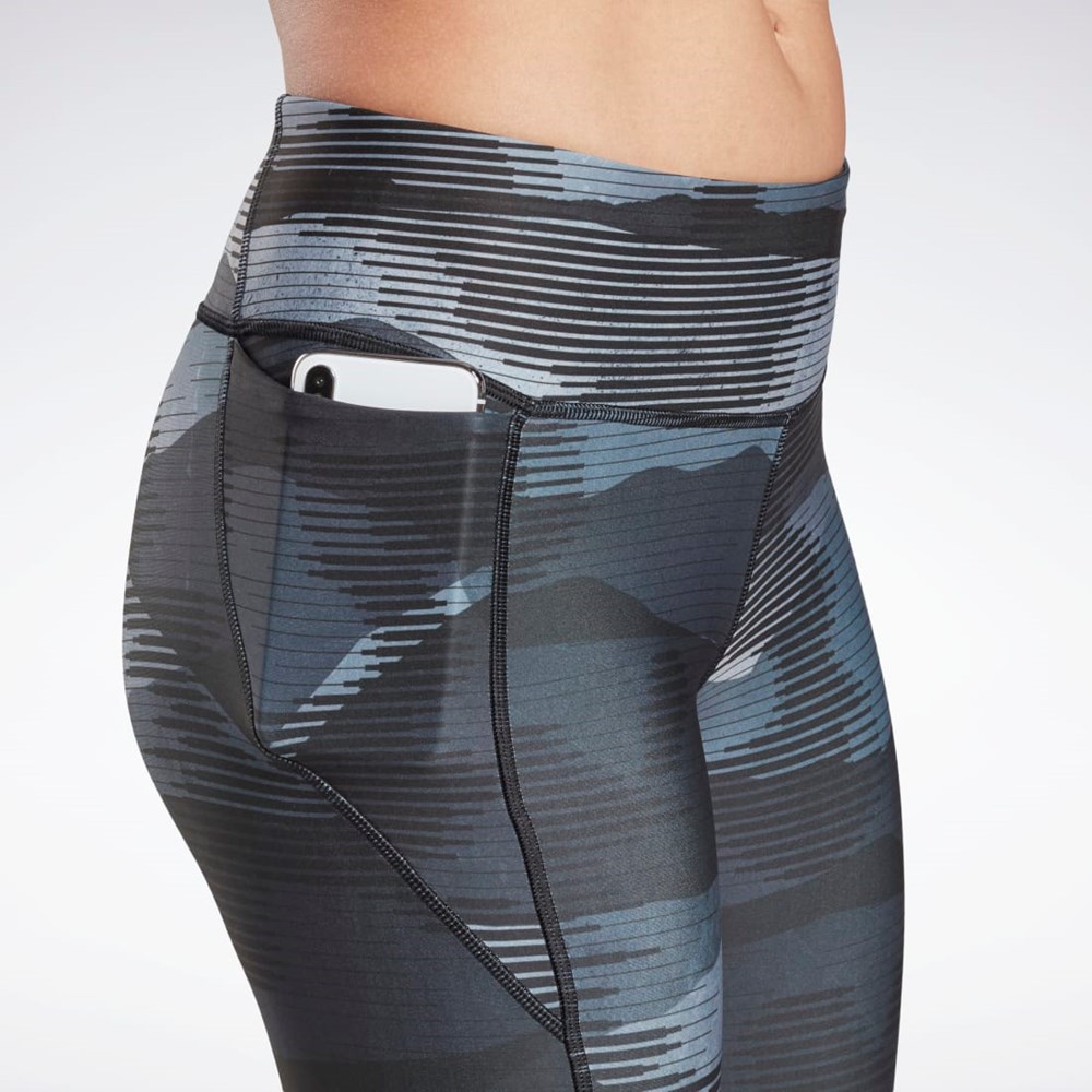 Reebok Bežecké Essentials Leggings Čierne | TWYEK6078