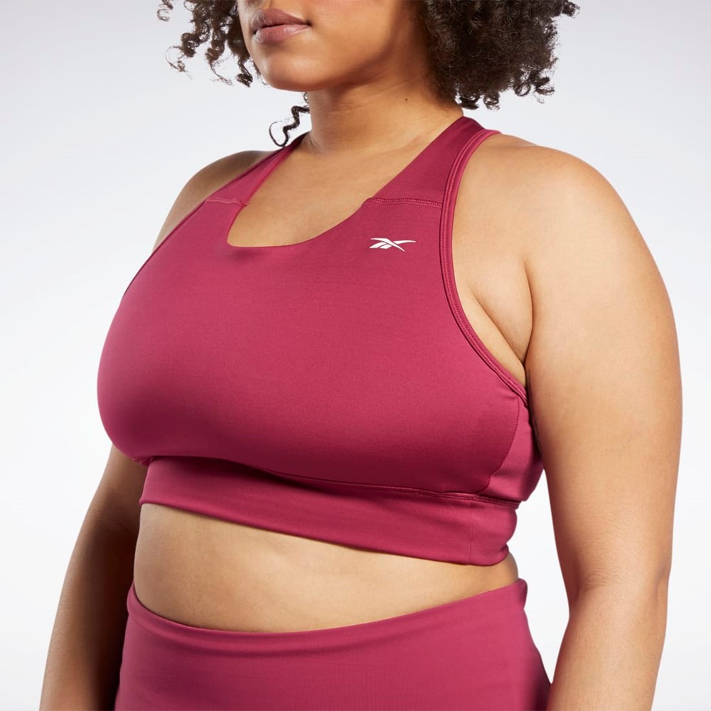 Reebok Bežecké Essentials Sports Bra (Plus Size) Punch Berry | GDXUA8672