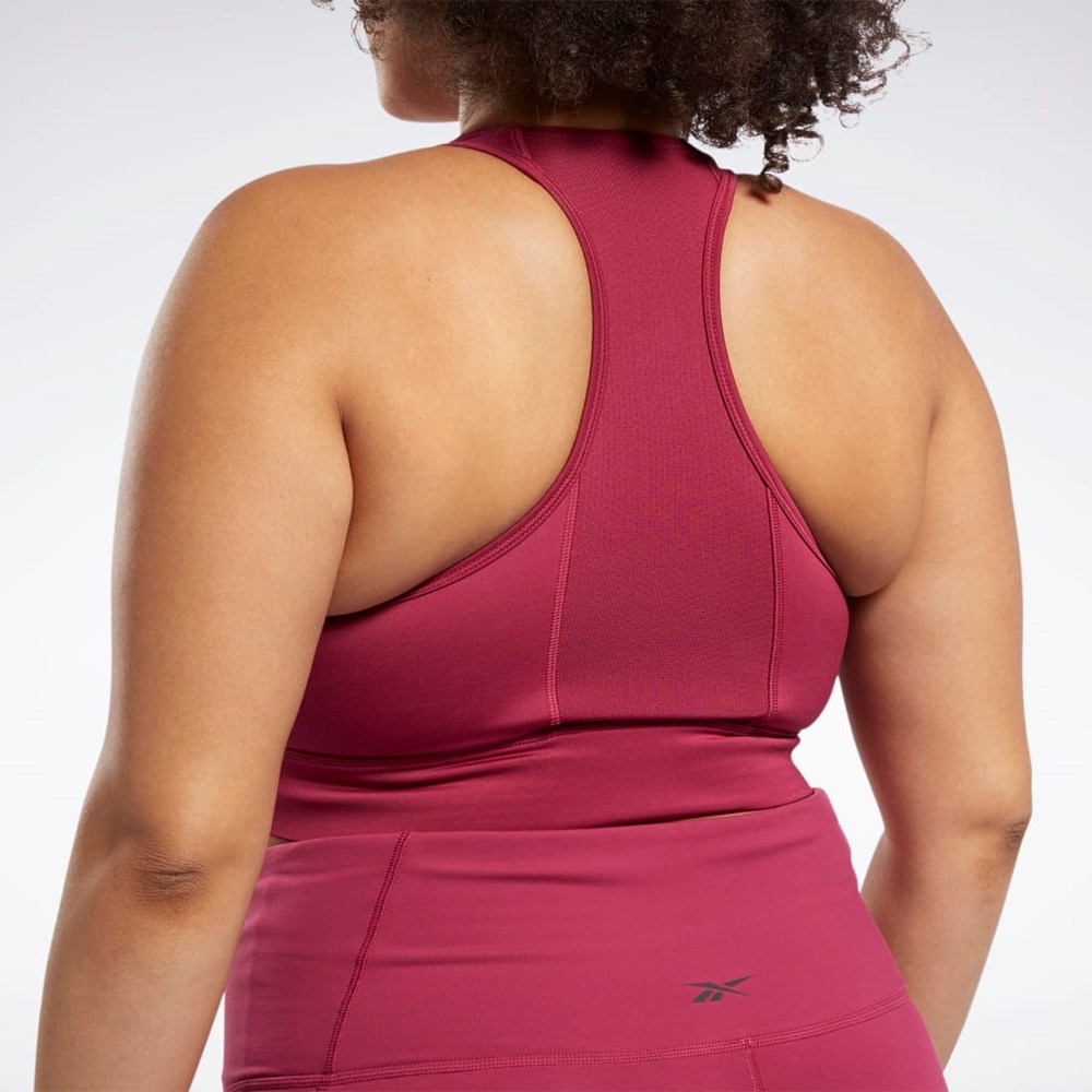 Reebok Bežecké Essentials Sports Bra (Plus Size) Punch Berry | GDXUA8672