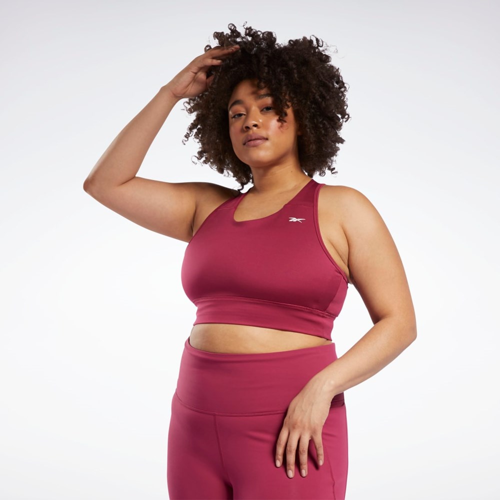 Reebok Bežecké Essentials Sports Bra (Plus Size) Punch Berry | GDXUA8672