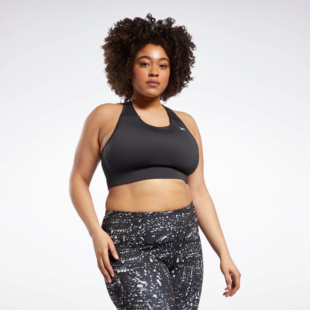 Reebok Bežecké Essentials Sports Bra (Plus Size) Čierne | NYFET1642