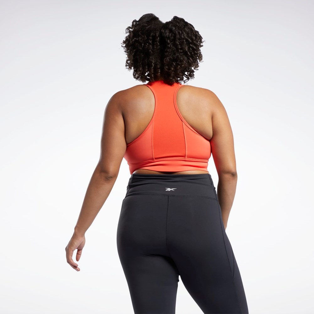 Reebok Bežecké Essentials Sports Bra (Plus Size) Červené | OJNTX9147