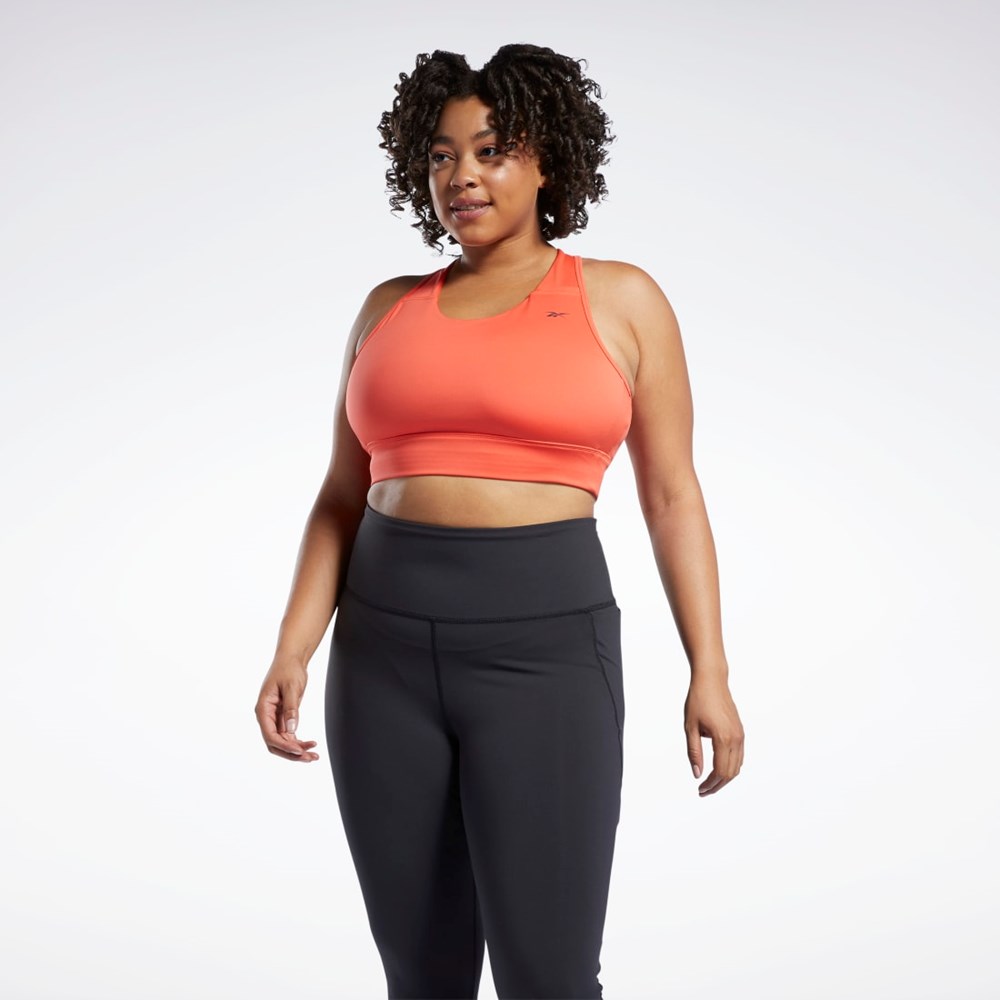 Reebok Bežecké Essentials Sports Bra (Plus Size) Červené | OJNTX9147