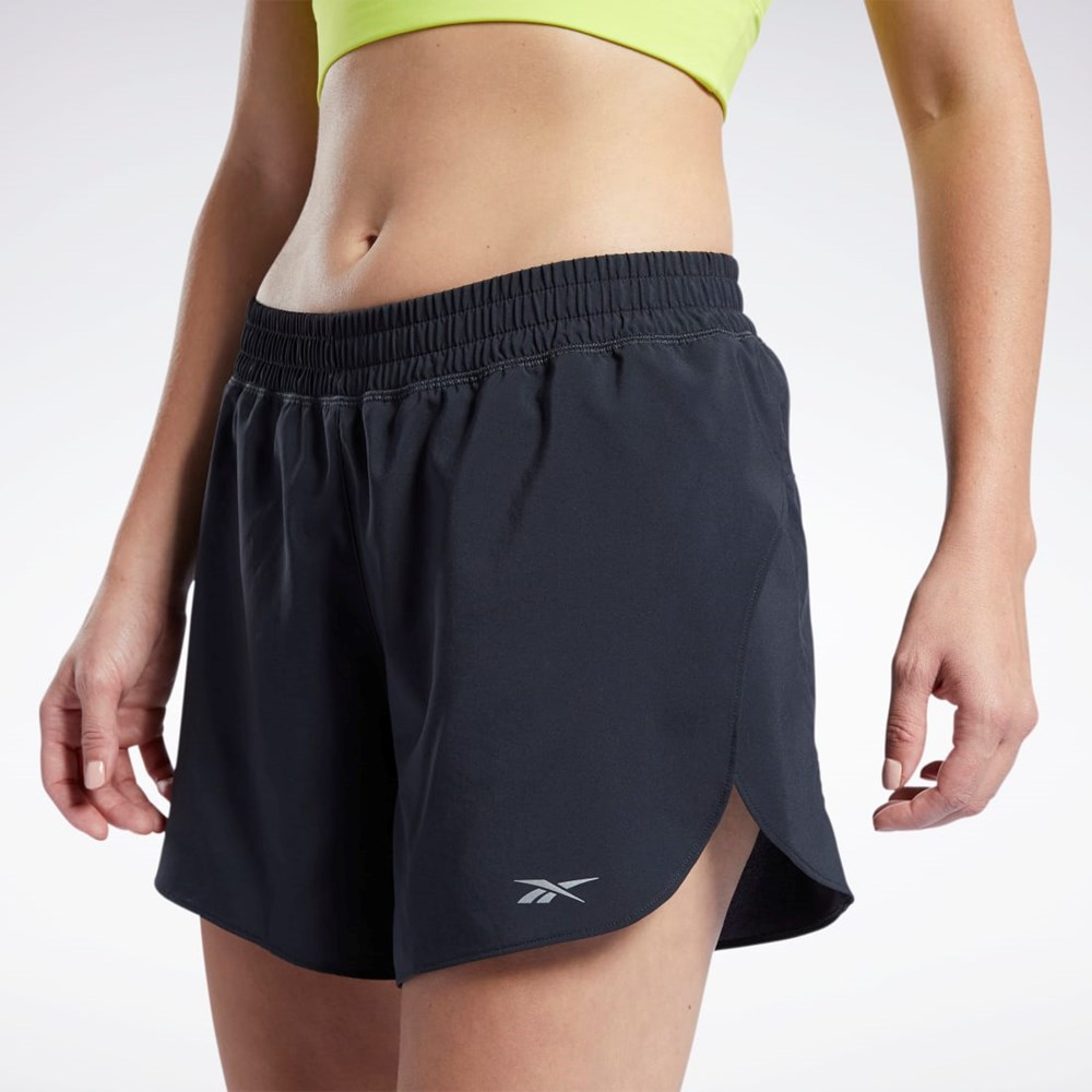 Reebok Bežecké Shorts Čierne | WLYET7451