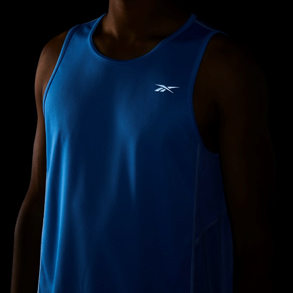 Reebok Bežecké Speedwick Singlet Modre | TQLAE3867