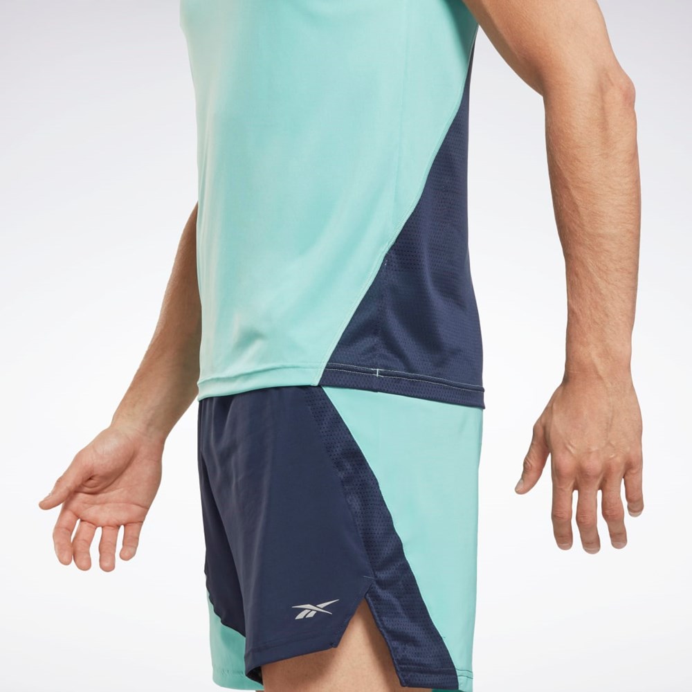 Reebok Bežecké Speedwick Singlet Semi Classic Teal | TFDYR4390