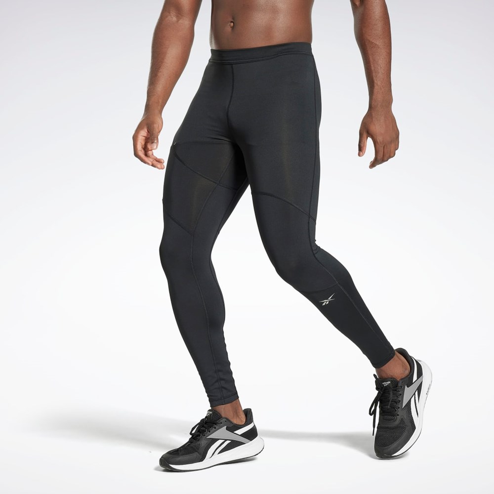 Reebok Bežecké Speedwick Tights Čierne | JNQKI1748