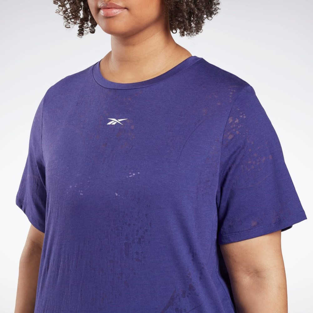 Reebok Burnout T-Shirt (Plus Size) Nachový | NGOAH1972