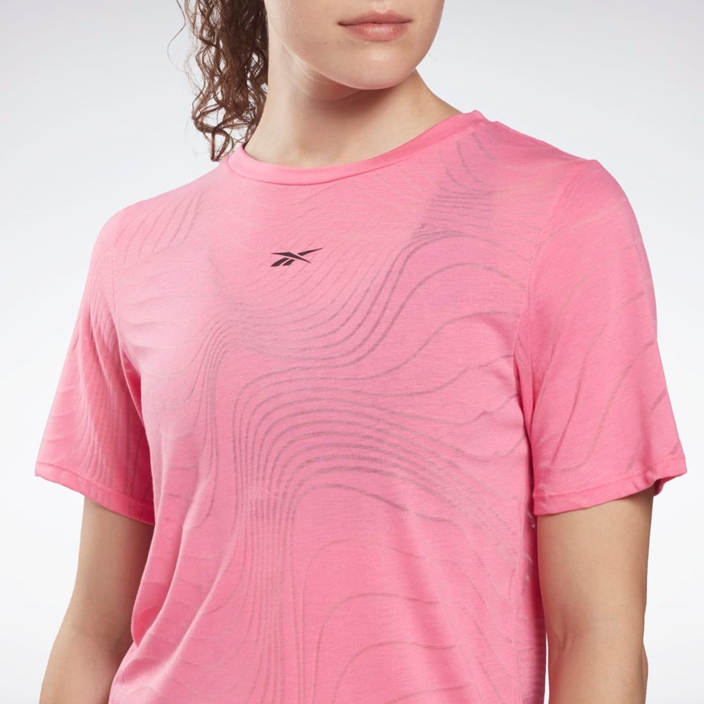 Reebok Burnout T-Shirt Ruzove | UAJKR1907