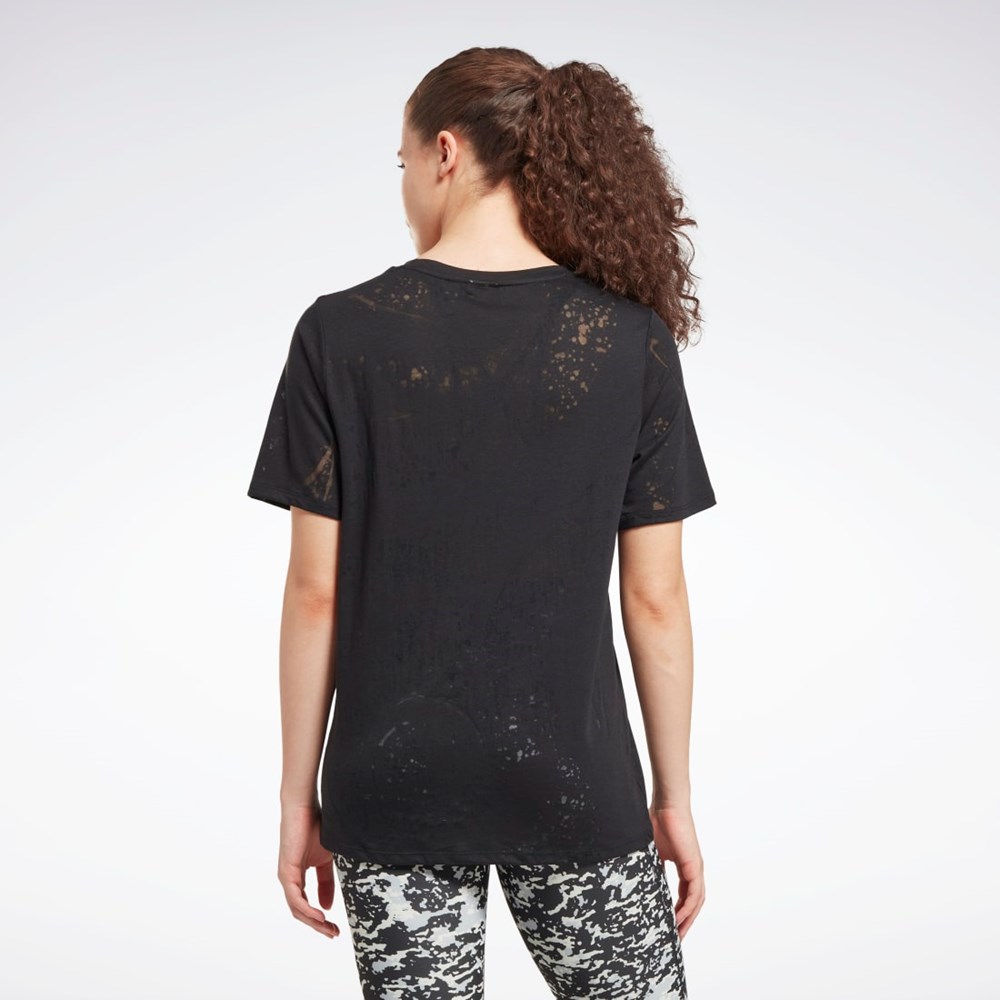 Reebok Burnout T-Shirt Čierne | LDVTF5347