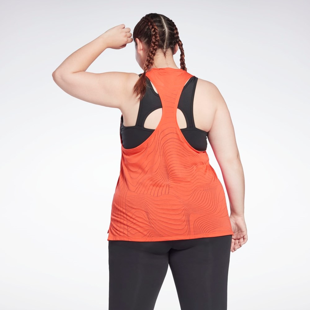 Reebok Burnout Tank Top (Plus Size) Červené | PUMEF2140