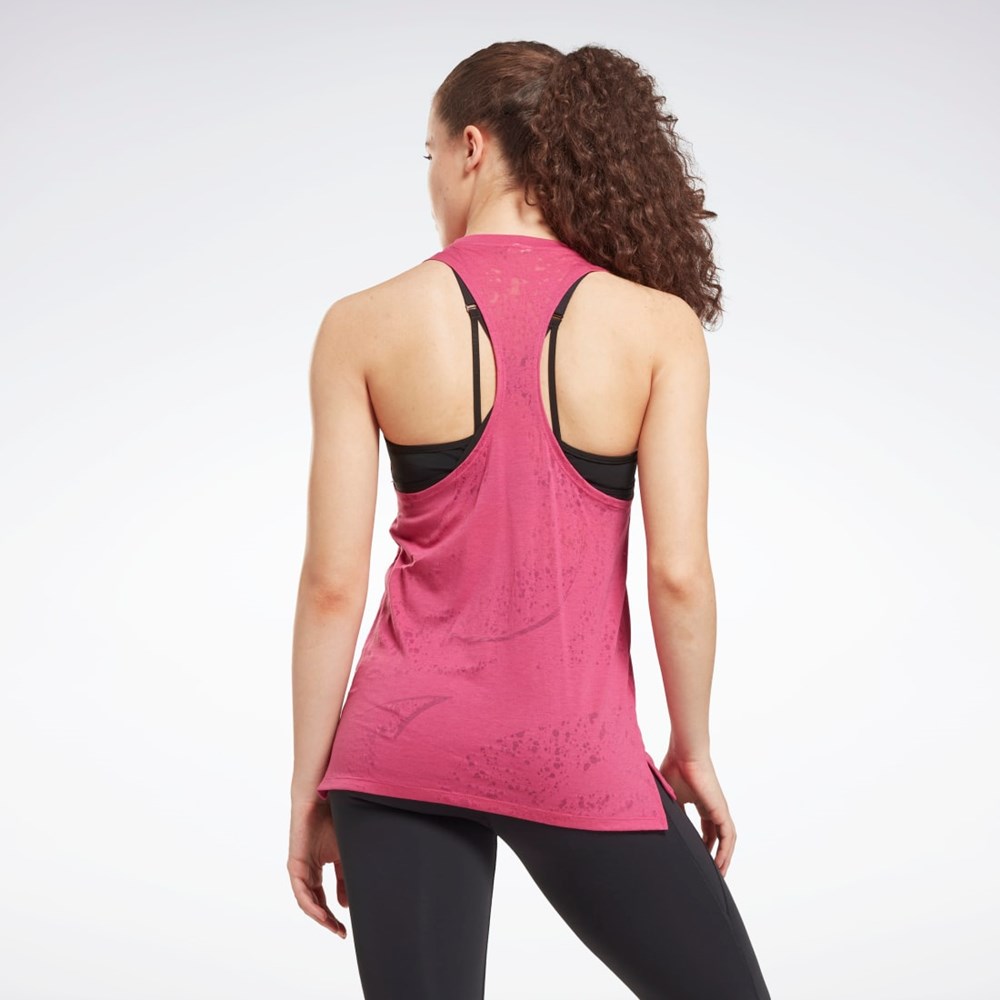 Reebok Burnout Tank Top Ruzove | KDNRF8945