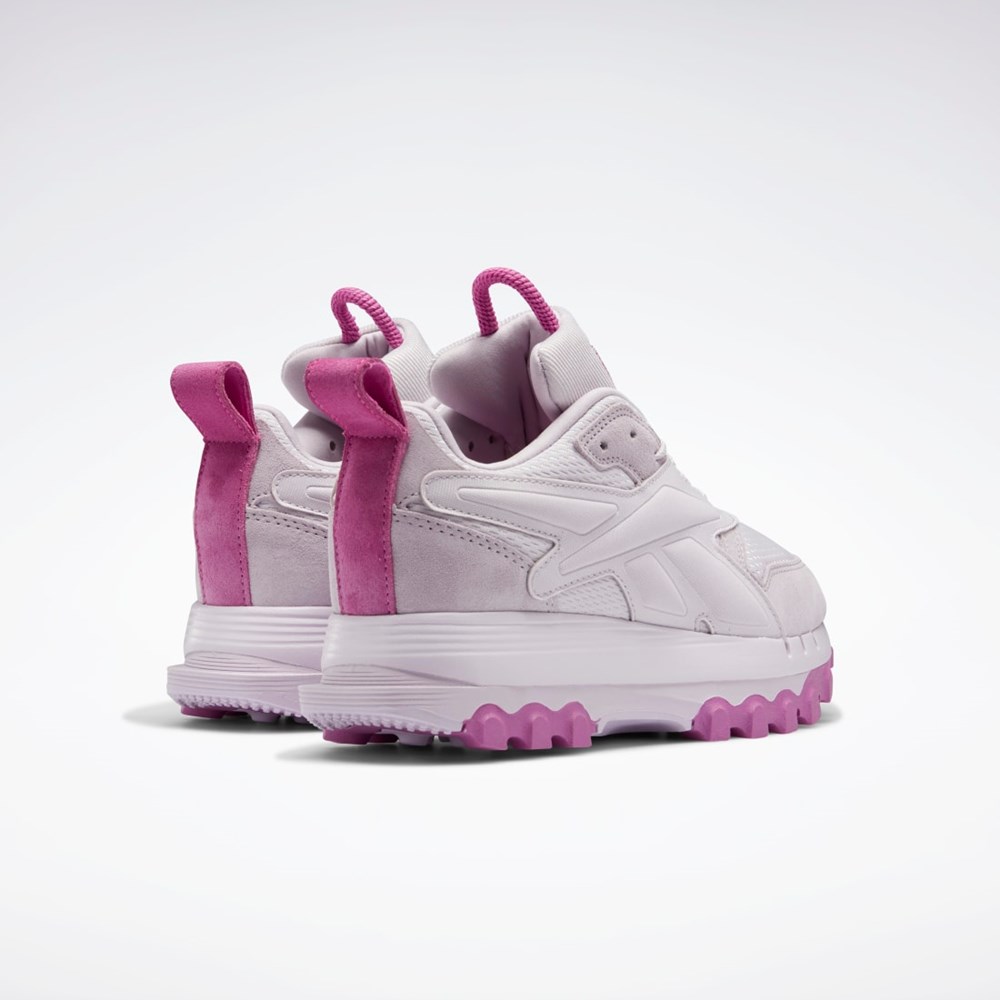 Reebok Cardi B Classic Leather V2 Shoes Quartz Glow / Quartz Glow / Ultraberry | YVJCZ8913