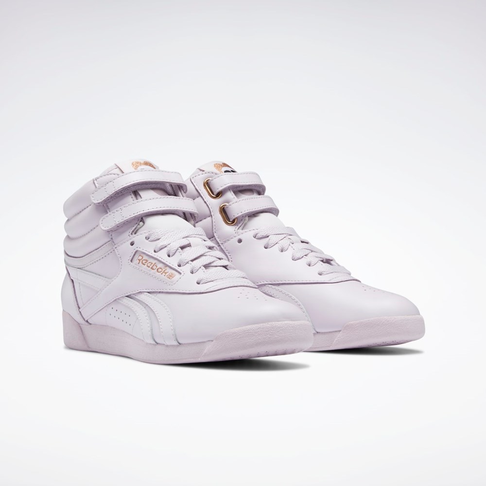 Reebok Cardi B Freestyle Hi Shoes Biele | XKAIS6542