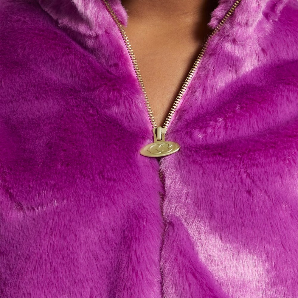 Reebok Cardi B Fur Ombre Jacket (Unisex) Ultraberry | UJGQF6128