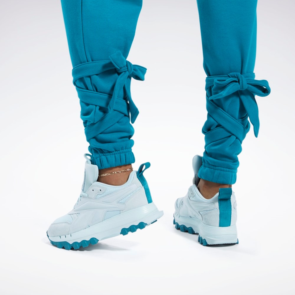 Reebok Cardi B Knit Pants Seaport Teal | OHKZI1849