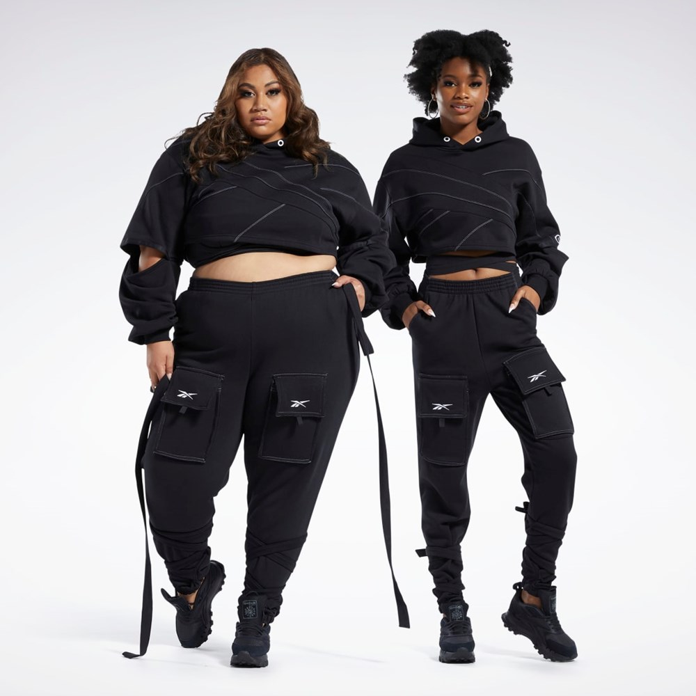 Reebok Cardi B Knit Pants Čierne | HIFJR7042