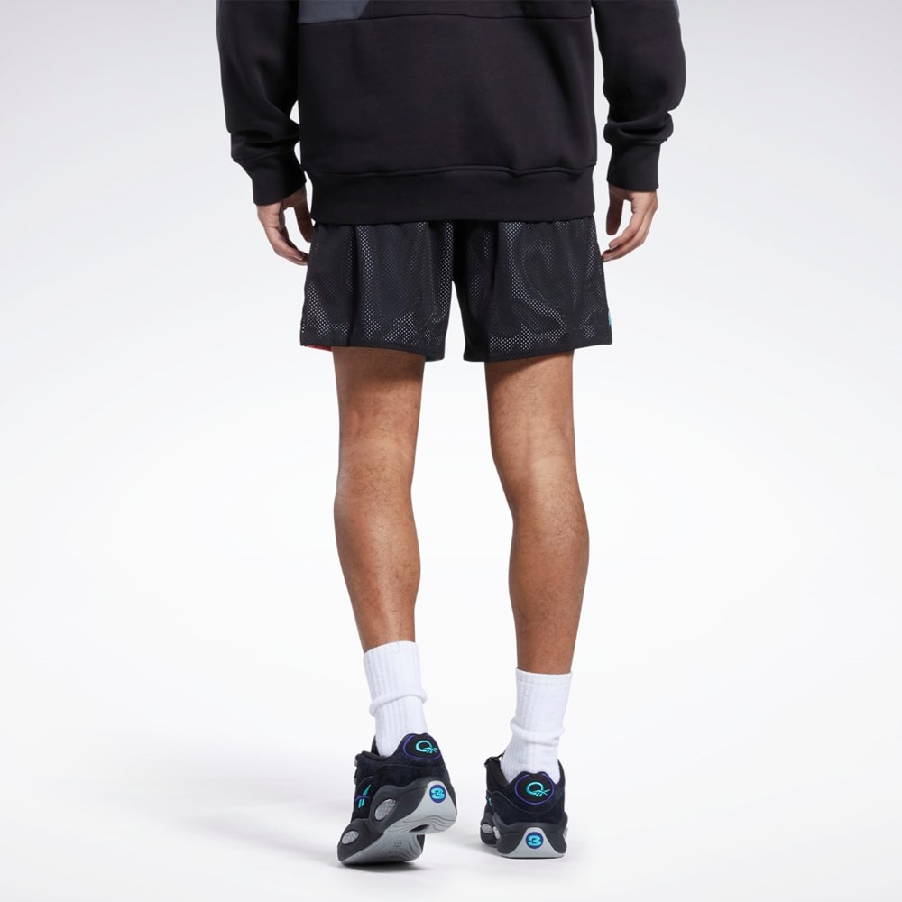 Reebok City League Mesh Shorts Čierne | WXGEU7250