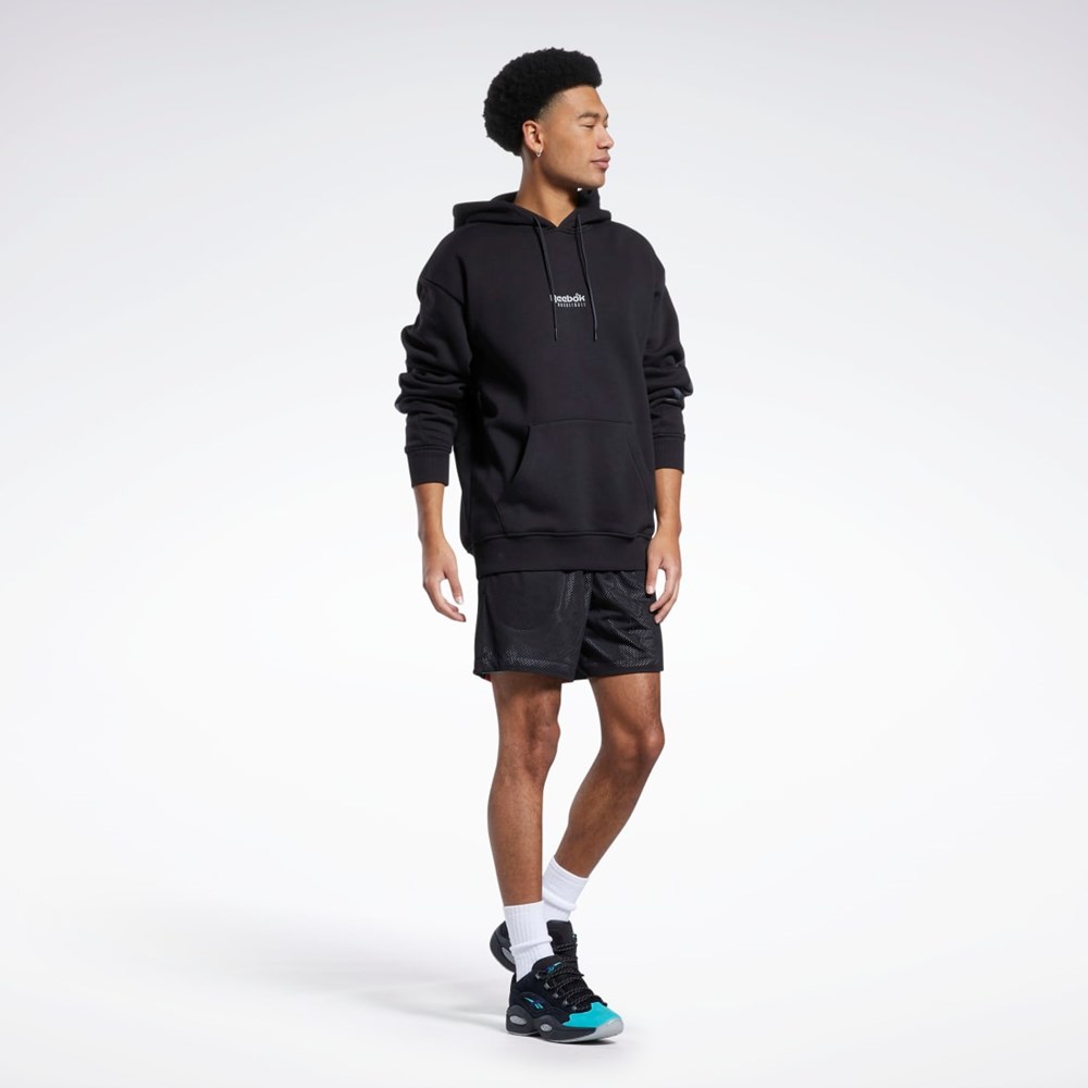 Reebok City League Mesh Shorts Čierne | WXGEU7250