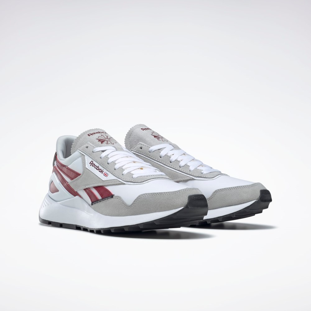 Reebok Classic Leather Legacy AZ Shoes Biele Siva Bordove | JILXC4193