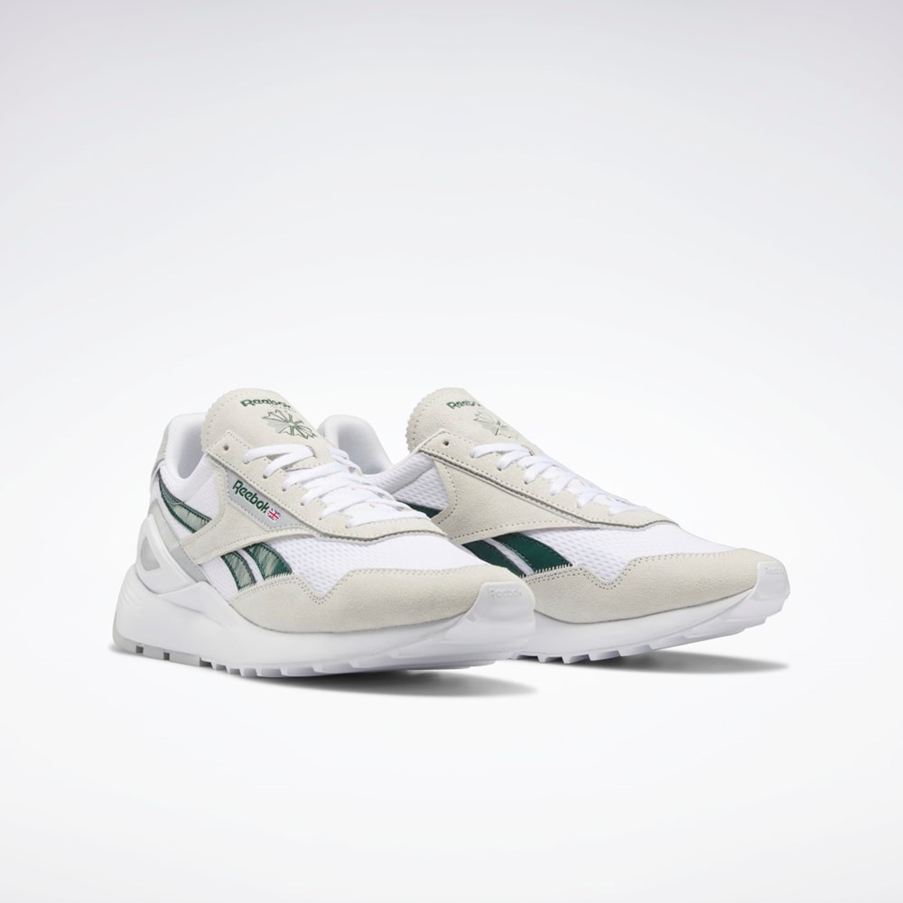 Reebok Classic Leather Legacy AZ Shoes Biele Tmavo Zelene Siva | UCGXS9265