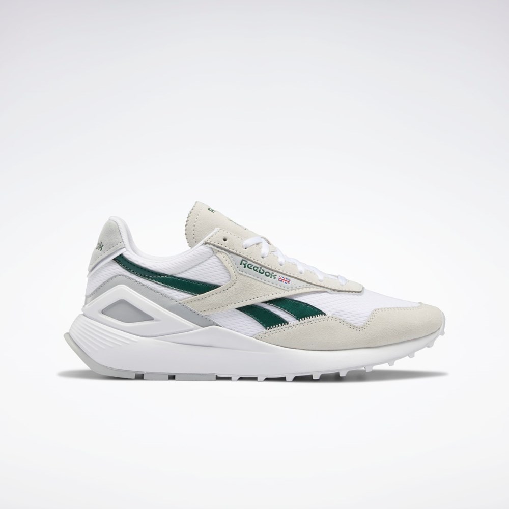 Reebok Classic Leather Legacy AZ Shoes Biele Tmavo Zelene Siva | UCGXS9265