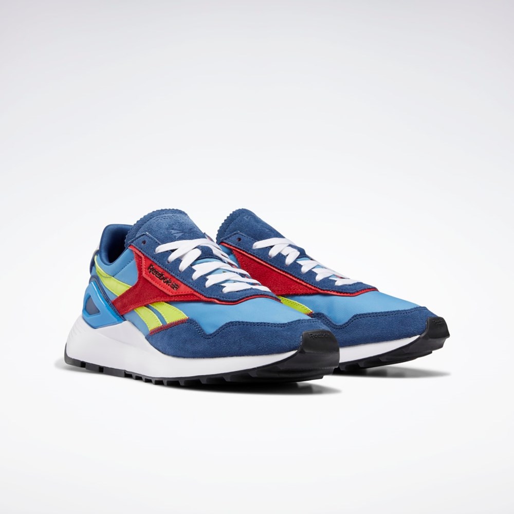 Reebok Classic Leather Legacy AZ Shoes Modre Žlté Modre | BEXNP5281