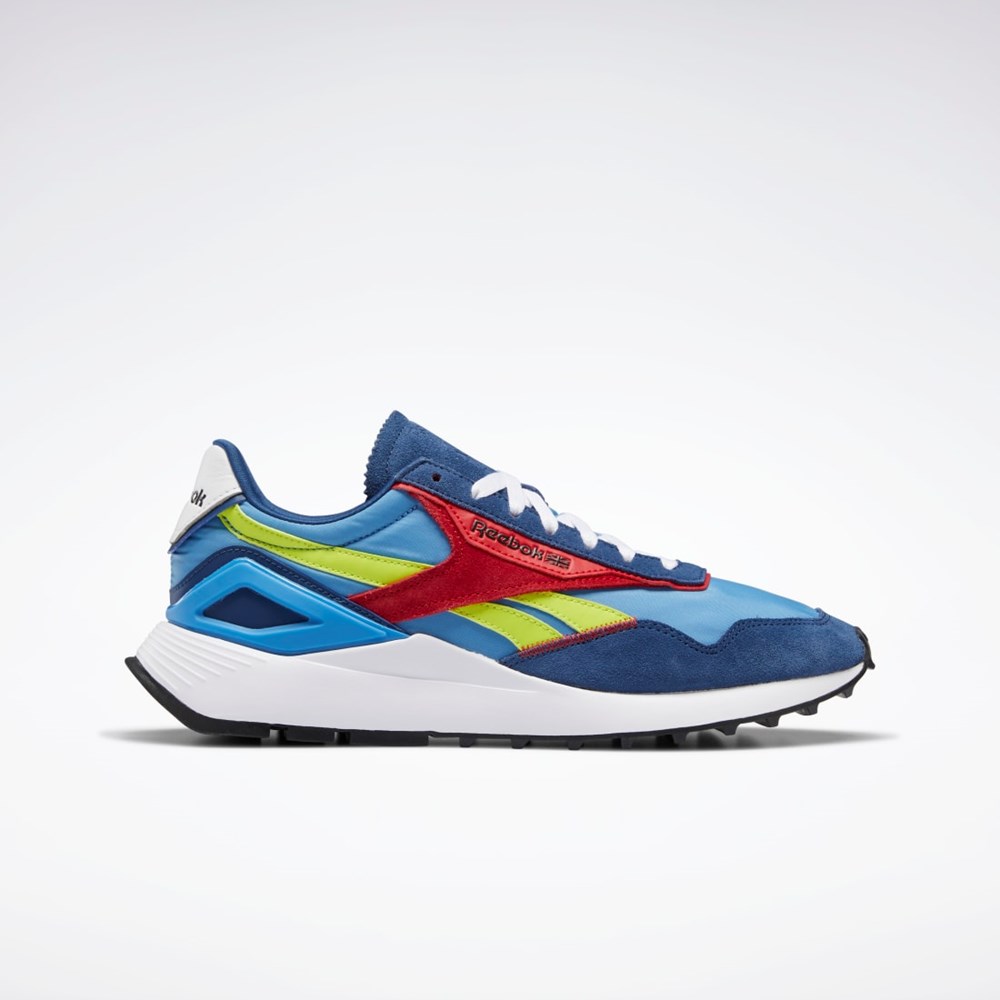 Reebok Classic Leather Legacy AZ Shoes Modre Žlté Modre | XKCVQ9402