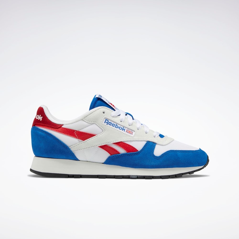 Reebok Classic Leather Make It Yours Shoes Modre Biele Červené | BLWKI8103