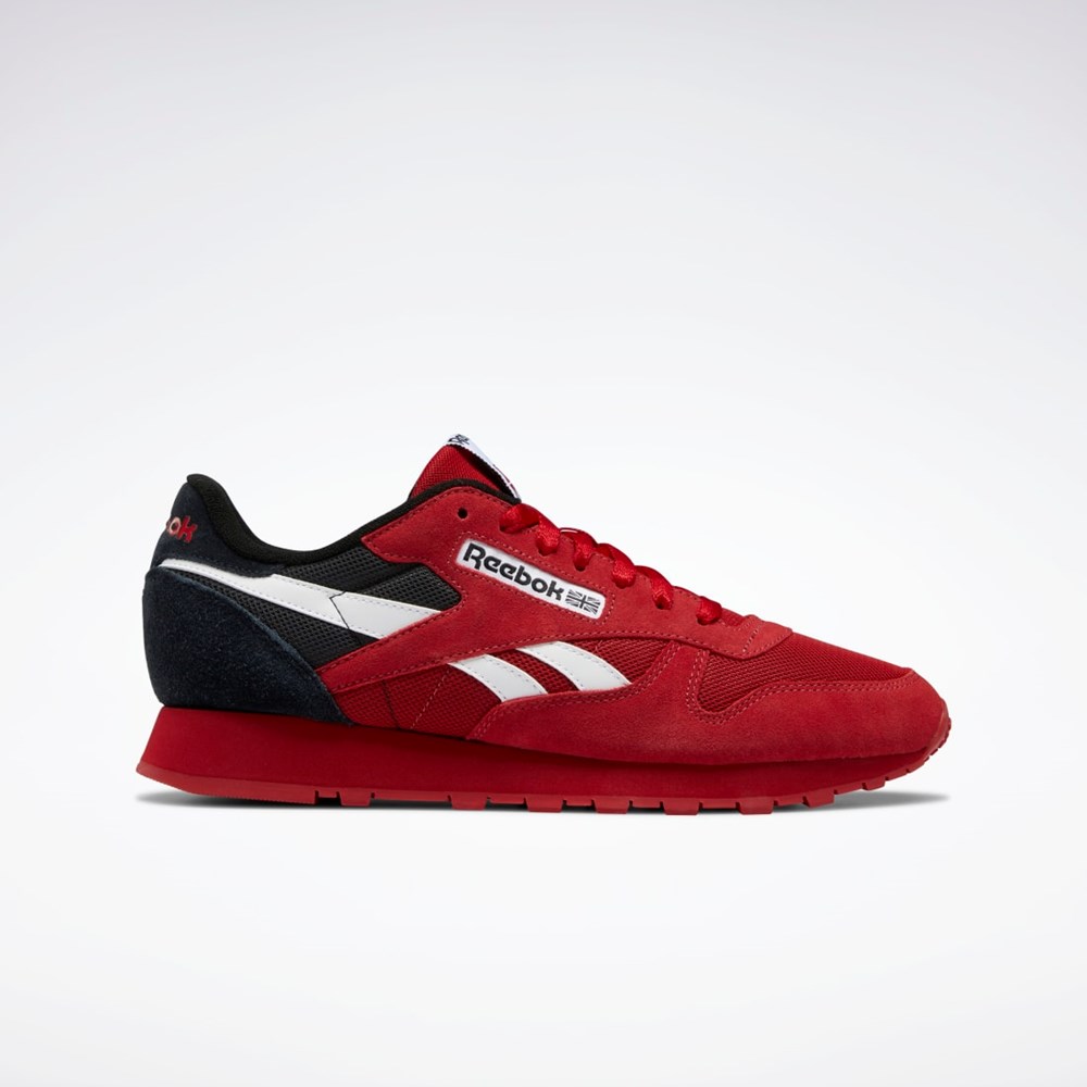 Reebok Classic Leather Make It Yours Shoes Červené Biele Čierne | CQOLY9285