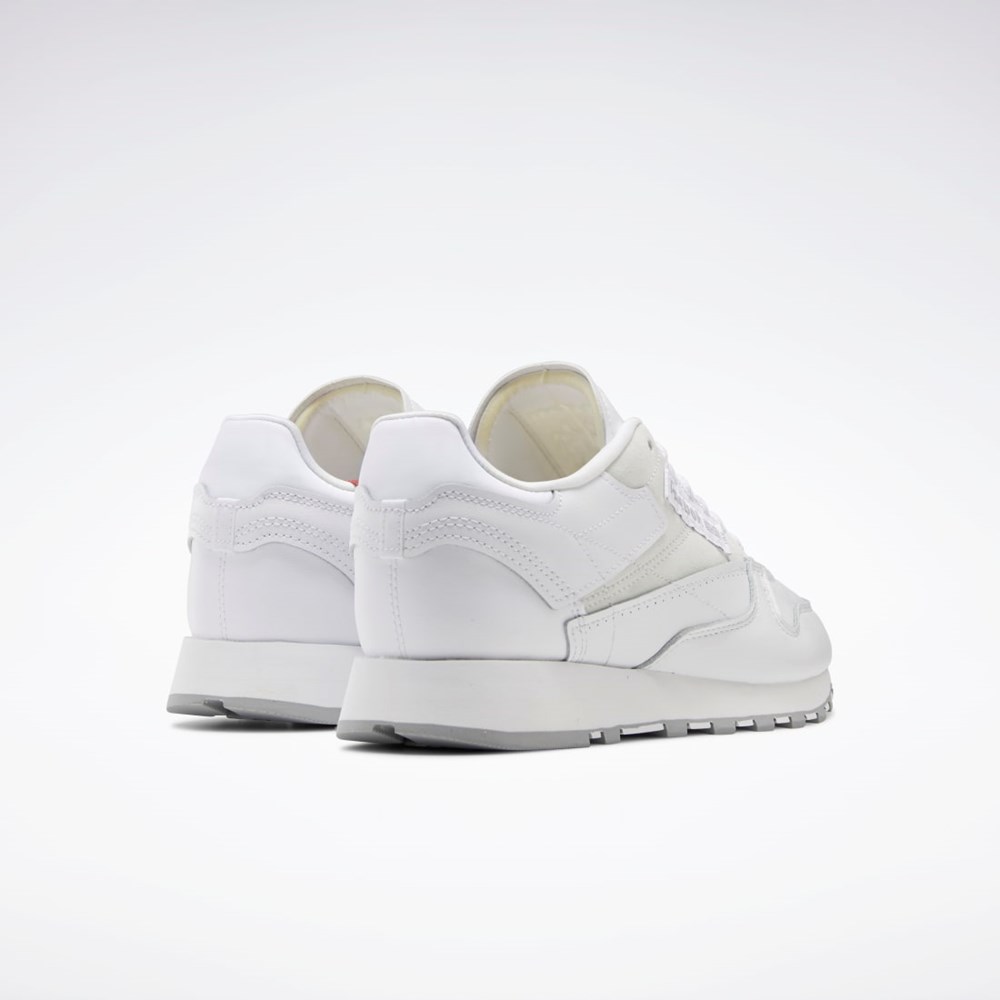 Reebok Classic Leather Make It Yours Shoes Biele Siva | EVIAS4690