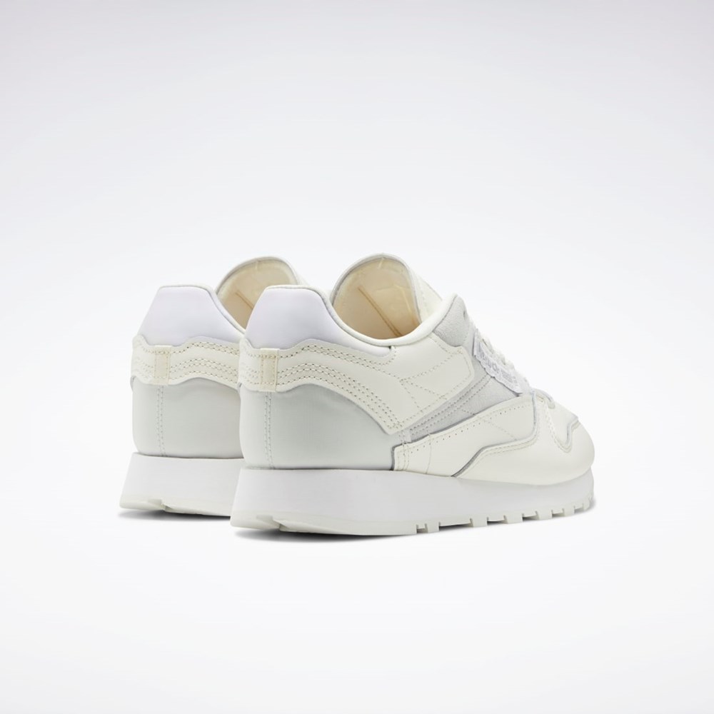 Reebok Classic Leather Make It Yours Shoes Siva Biele | FKWVS7308