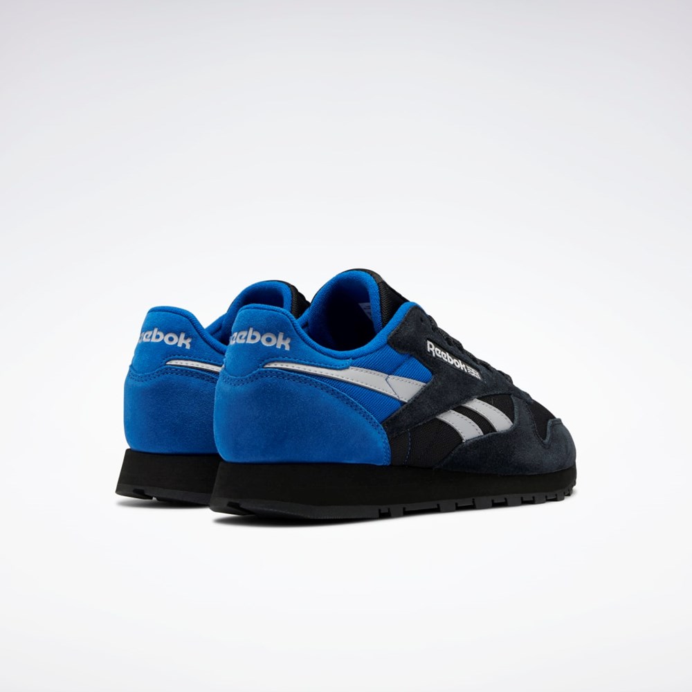 Reebok Classic Leather Make It Yours Shoes Čierne Siva Modre | MSLVU3218