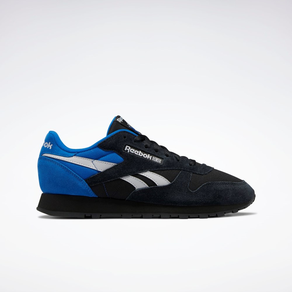 Reebok Classic Leather Make It Yours Shoes Čierne Siva Modre | MSLVU3218