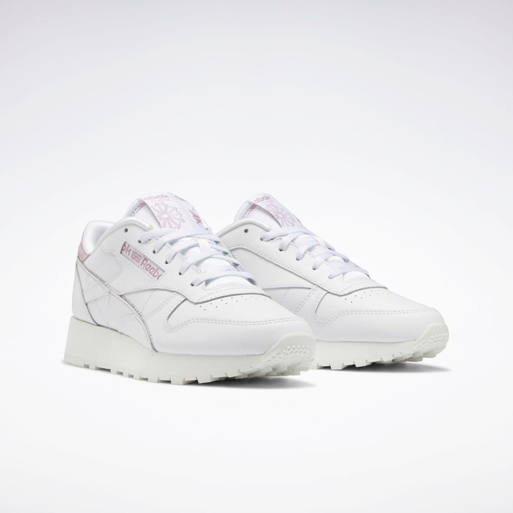 Reebok Classic Leather Make It Yours Shoes Biele | UJKDX0952