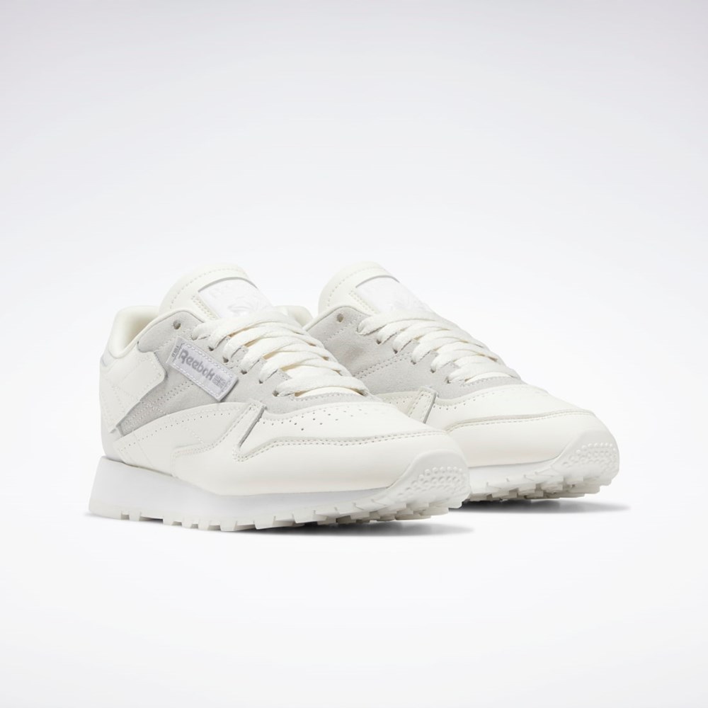 Reebok Classic Leather Make It Yours Shoes Siva Biele | WQIPV9208