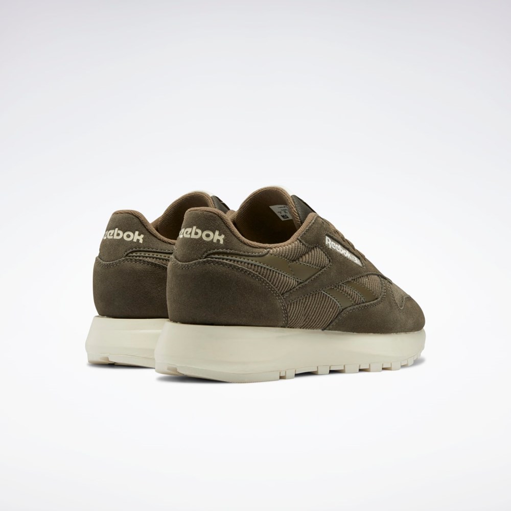 Reebok Classic Leather SP Shoes Zelene Zelene Biele | FOBPS5236