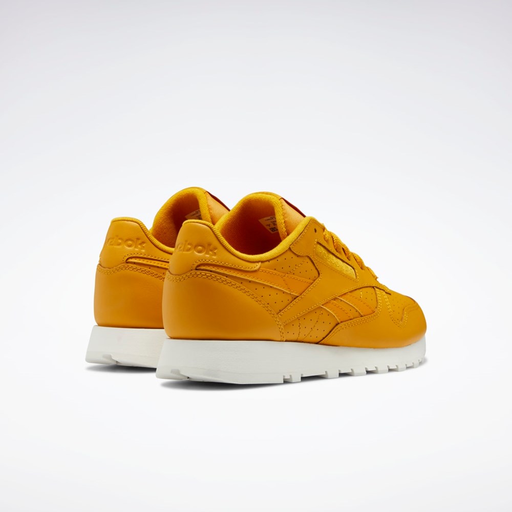 Reebok Classic Leather Shoes Bright Ochre / Bright Ochre / Chalk | XVRWK2710