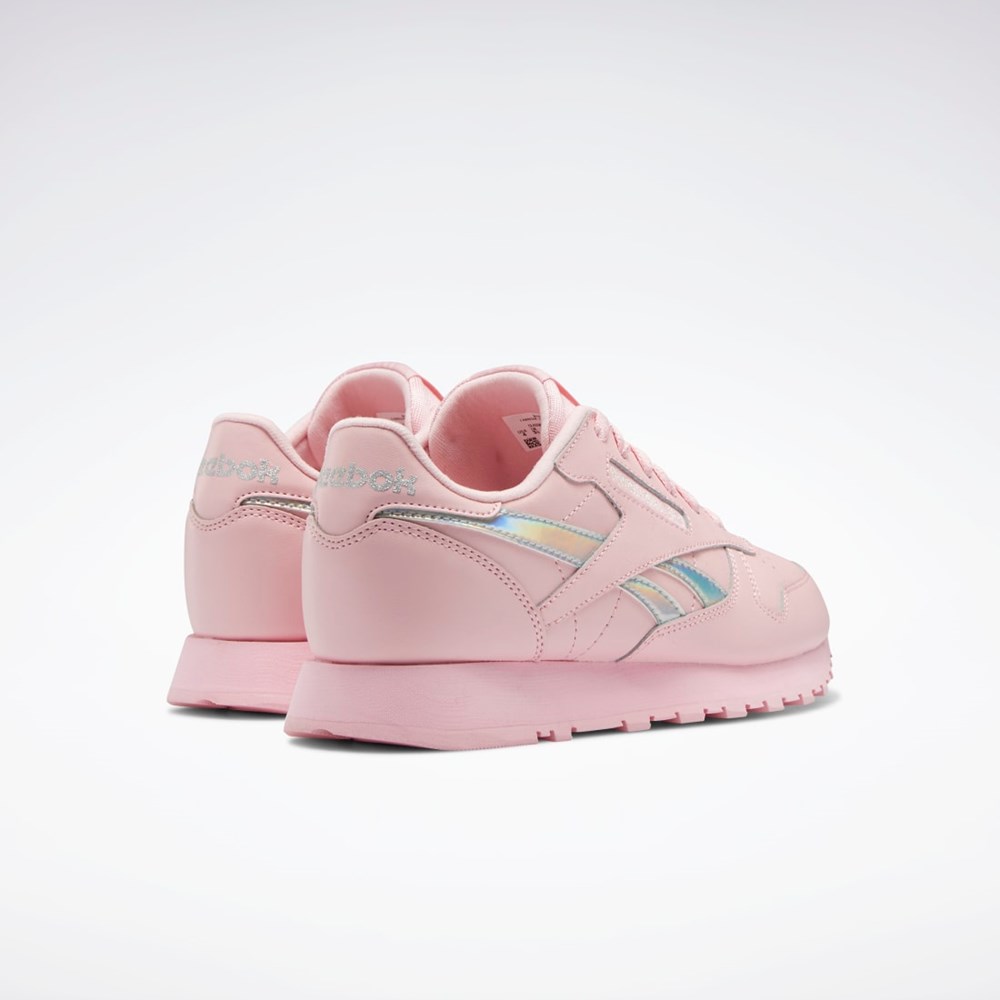 Reebok Classic Leather Shoes - Grade School Ruzove Ruzove Ruzove | FRLHT5894