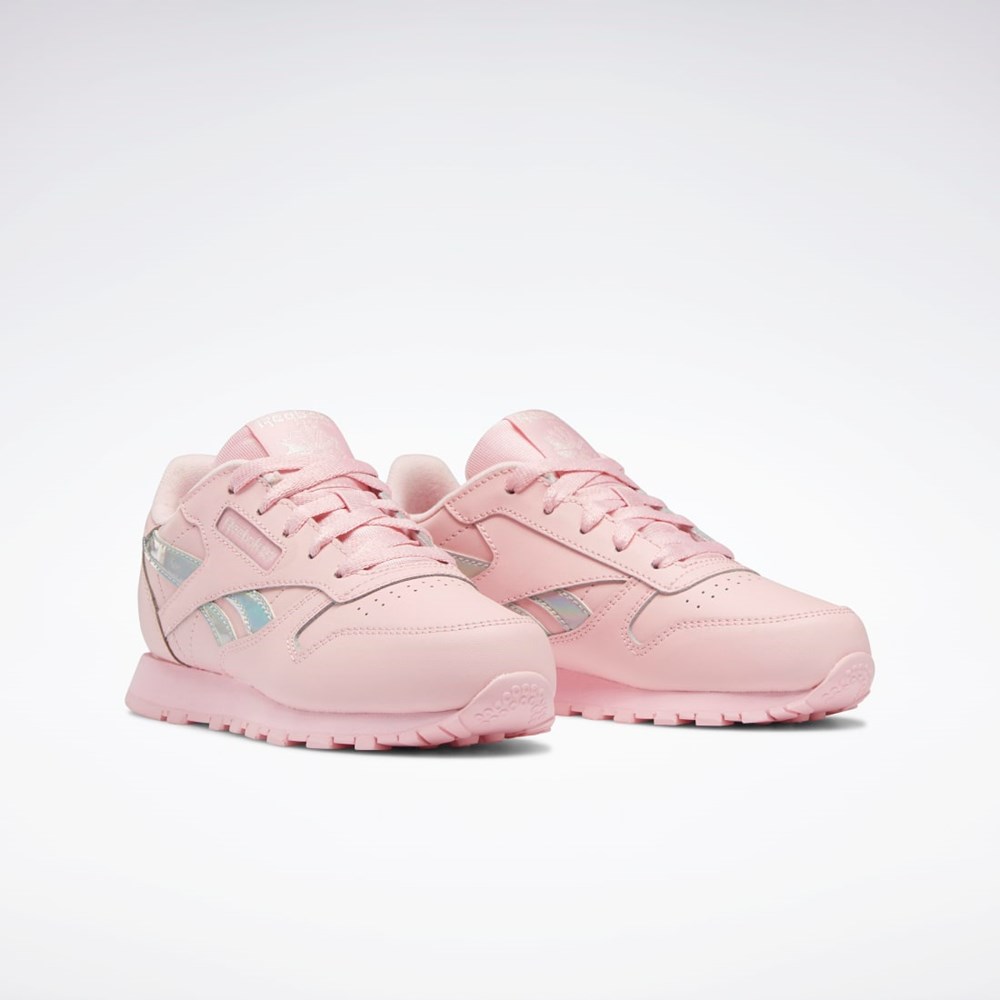 Reebok Classic Leather Shoes - Preschool Ruzove Ruzove Ruzove | KIEVS1692