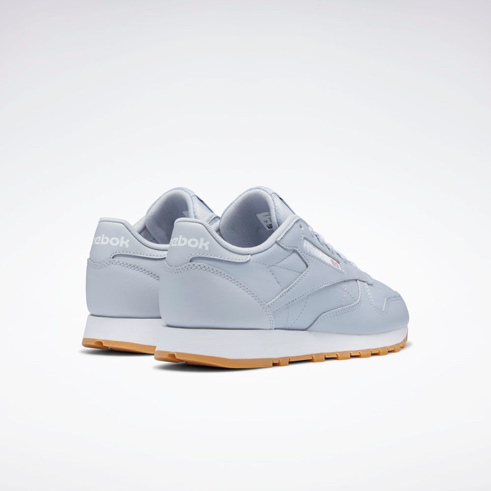 Reebok Classic Leather Shoes Siva Siva Biele | KMENO2361