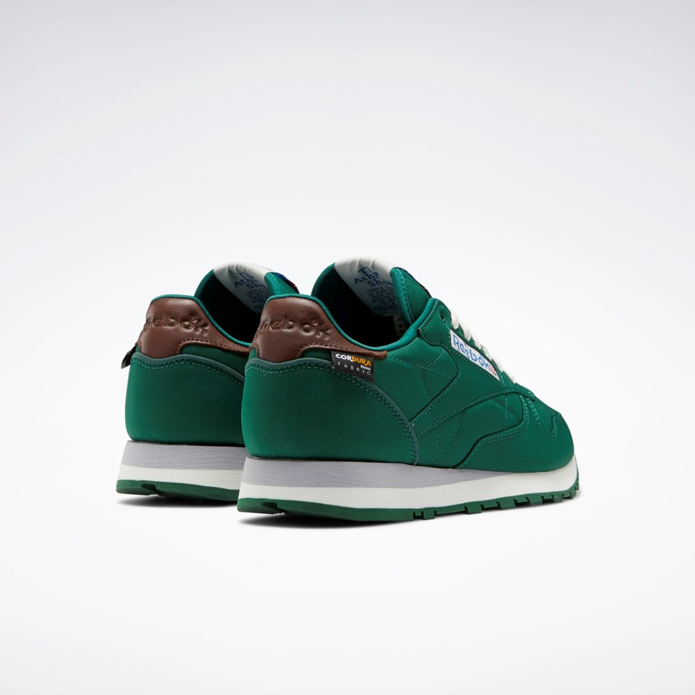 Reebok Classic Leather Shoes Tmavo Zelene Hnede | OPWTQ9816